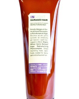 DAMAGED MASK INsightDAMAGED-MASK DAMAGED mask hårpleje hårkur genopbygger skadet hår vegansk miljøvenlig 96% naturlig curly girl godkendt