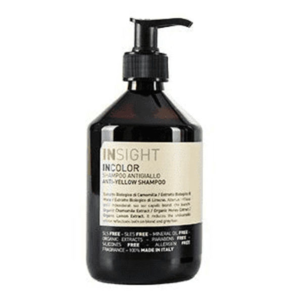 INsight anti-yellow shampoo silver shampoo til naturligt gråt vegansk miljøvenlig