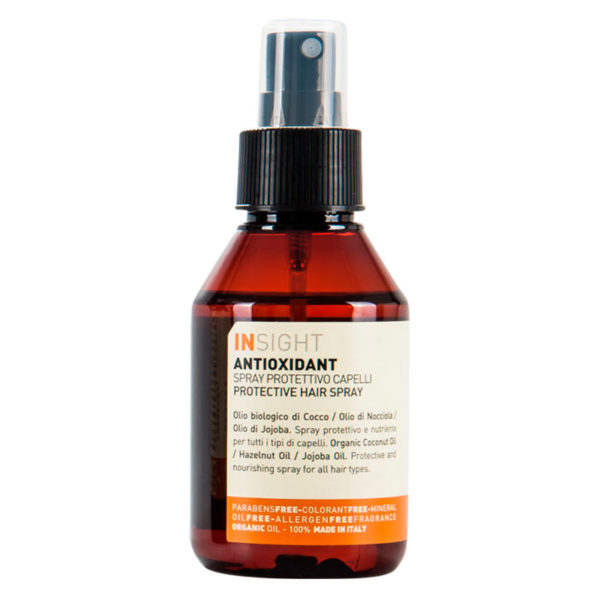 INsight Antioxidant Spray hårspray giver håret glans og er varmebeskyttende miljøvenlig