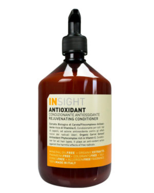 INsight Antioxidant Conditioner hårbalsam som er curly girl godkendt miljøvenlig 96% naturlig vegansk til naturligt skadet hår kemisk skadet