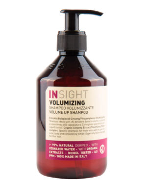 INsight volume up shampoo hårpleje fint til normalt hår vegansk miljøvenlig fylde shampoo