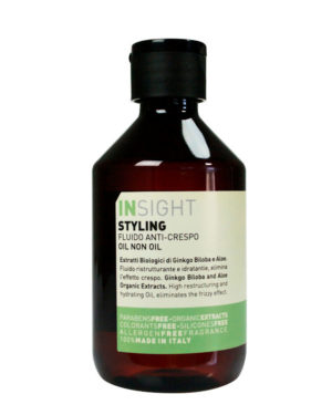 INsight Styling oil non olie anti frizz Volume styling anti frizz til krøllet og glat hår miljøvenlig styling