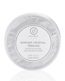 Glow Nordic Peeling Korund Crystal glat hud ren hud dybderens ansigt og krop Glow Nordic Peeling Korund Crystal glat hud ren hud dybderens ansigt og krop