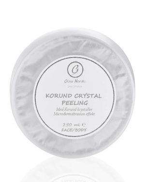 Ansigtsmaske Glow Nordic Peeling Korund Crystal glat hud ren hud dybderens ansigt og krop Eksfoliering af huden