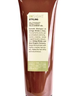 STYLING GEL EXTRAFORTE 96% naturlig vegansk miljøvenlig INsight Styling gel naturlig hårpleje gel stærkt hold krøller glathår korthår stærk hold