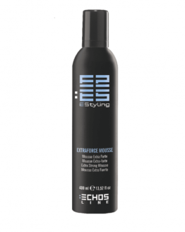 extraforte-mouse-400ml-echosline stylings musse echosline mousse stronghold hårskum normal til kraftig hår