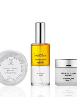 Glow Nordic Naturlig Hudplejesæt-pakketilbud til tør og uren hud slip af med tør og uren hud Glow Nordic Naturlig Hudplejesæt-pakketilbud til tør og uren hud slip af med tør og uren hud