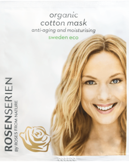 Rosenserien økologiske ansigtsmaske cottenmaske hudpleje Rosenserien økologiske ansigtsmaske cottenmaske hudpleje