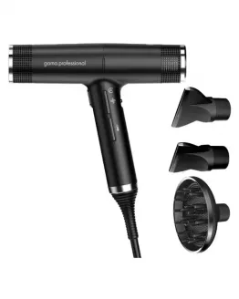 Gama_professional_Black COMPO Gama Professional IQ professionel føntørre sort
