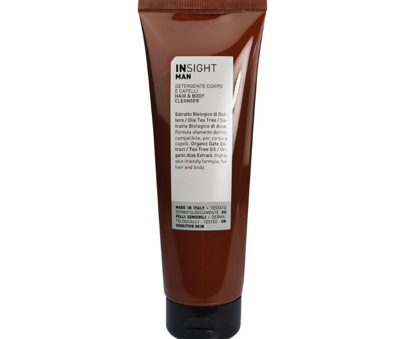 INsight Man Hair & Body Cleanser 250 ml-shampoo til hår og krop