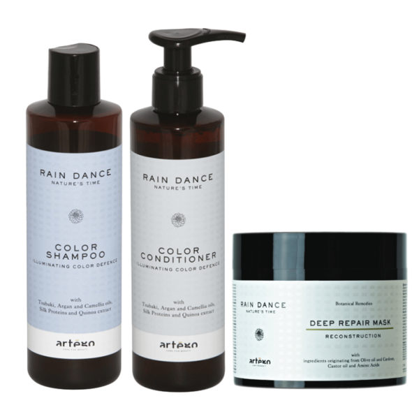 Artego color hair Håplejesæt til farvet hår økologisk naturlig shampooo colditioner mask tilbud
