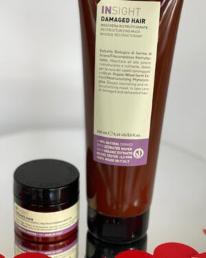 Julesæt julegave aventsgaver INsight Damaged hair booster hårkur Damaged hair mask hudoghårpleje