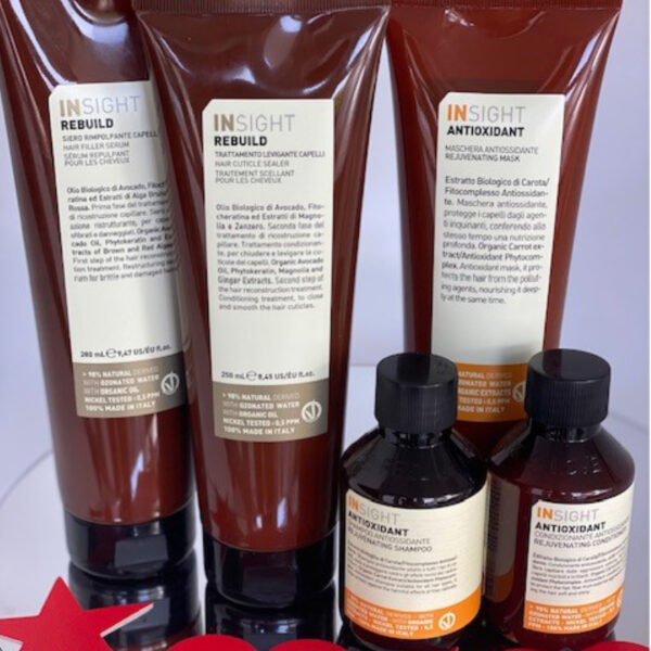 julegaveide-pakkekalender-adventsgaver INsight Rebuild INsight Antioxidant Mask Insight Antioxidant shampoo og conditioner